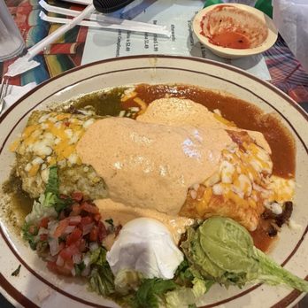 Fiesta Mexicana signature dishes Mexican PizzaSuper EnchiladasChile Con Queso